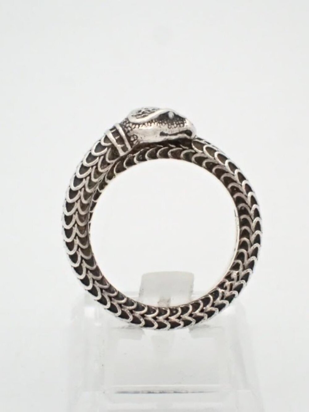 Gucci Snake Ring 925 Size ~8.5 - Picture 3 of 3